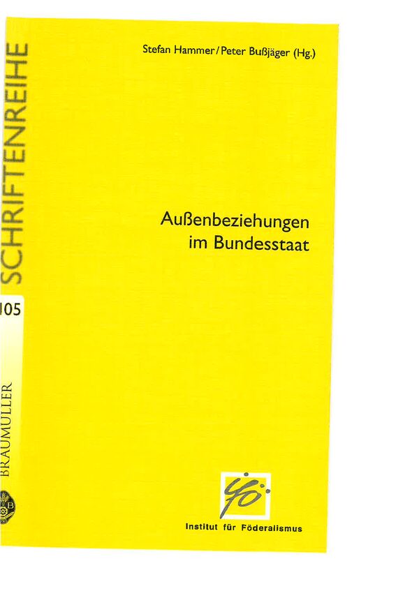 Außenbeziehungen im Bundesstaat.