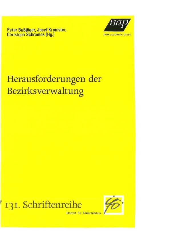 Herausforderungen der Bezirksverwaltung