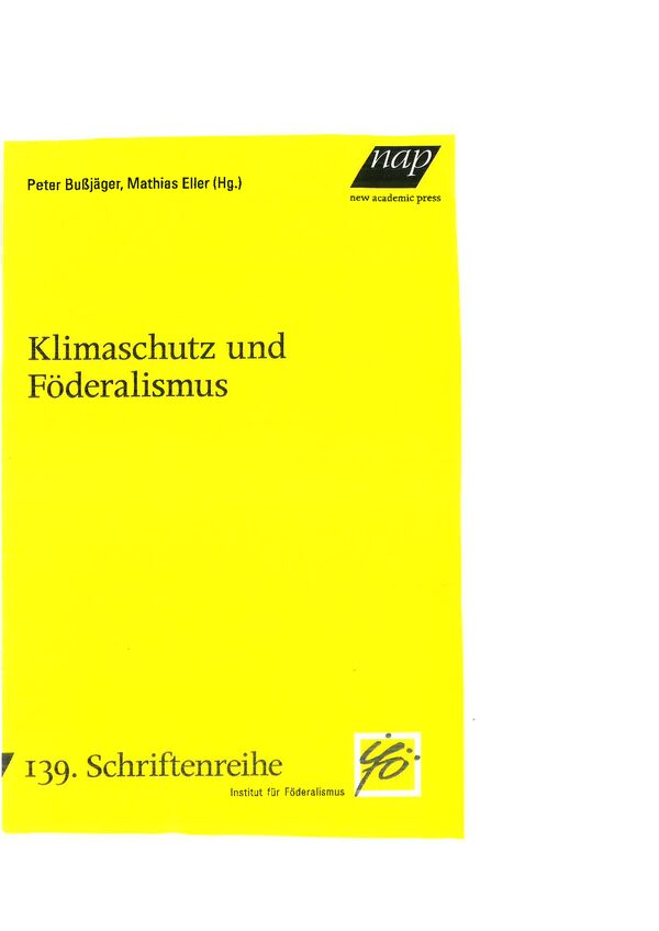 Klimaschutz und Föderalismus