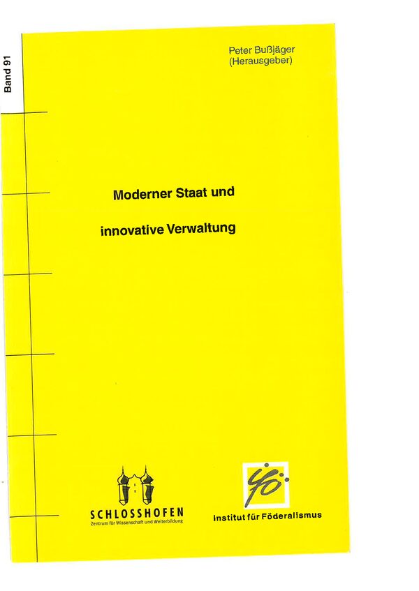 Moderner Staat und innovative Verwaltung.