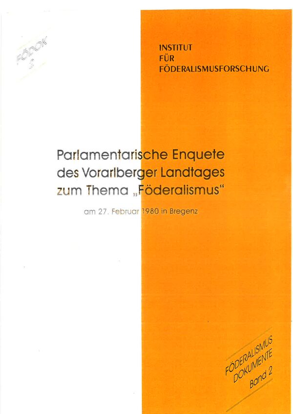 Parlamentarische Enquete des Vorarlberger Landtages zum Thema